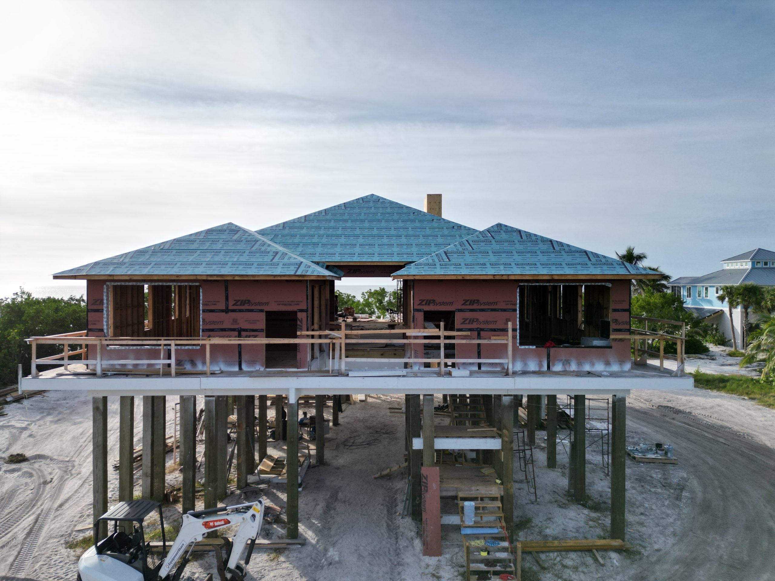Front side keewaydin being built