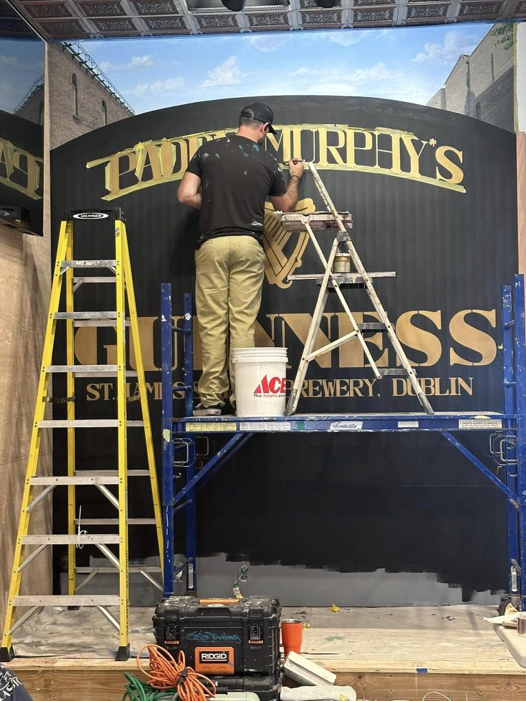 Painting Paddy Murphys